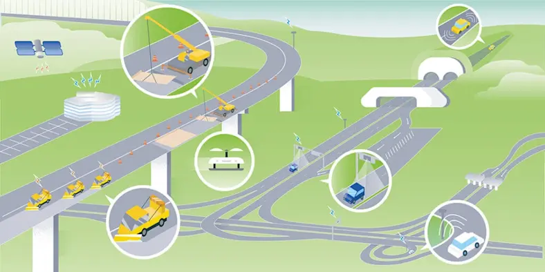 nexco smart highway illustration