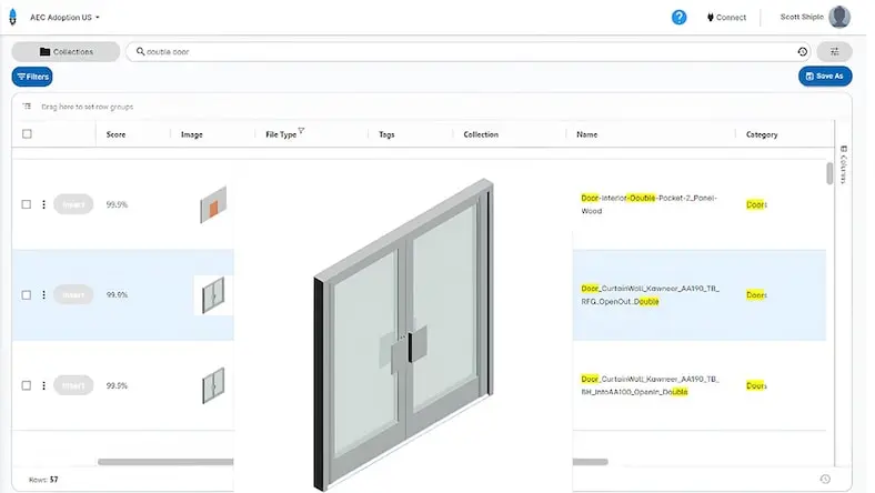 A screenshot of Content Catalog shows a listing for a type with window with thumbnail preview.