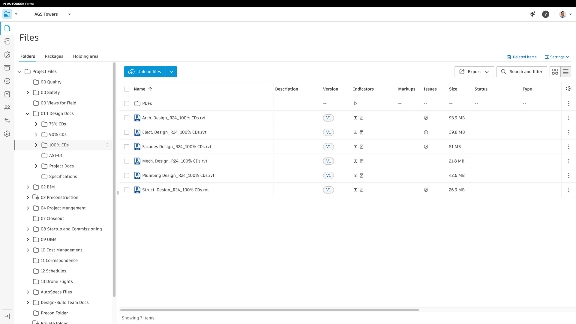 Autodesk Forma Data Management CDE