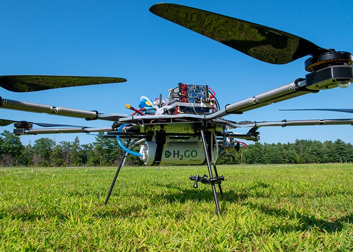 H2GO has chosen drones for one of the start-up’s first non-utility applications. 