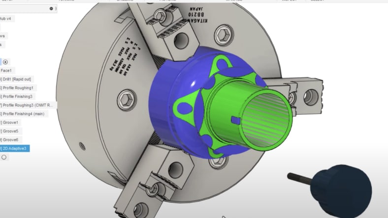  Turning Toolpath