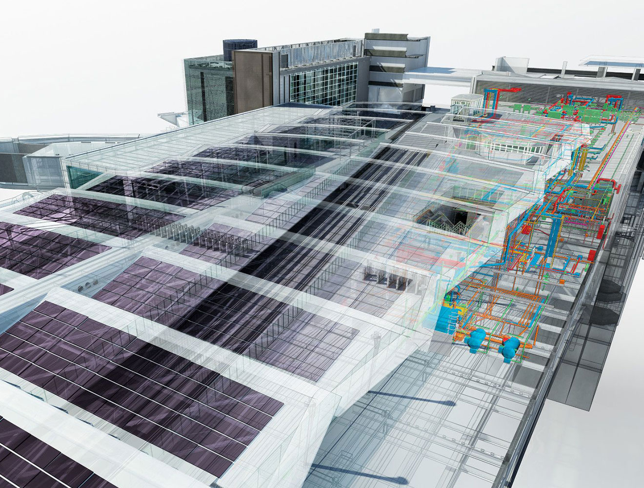 Building simulation of London Blackfriars Station
