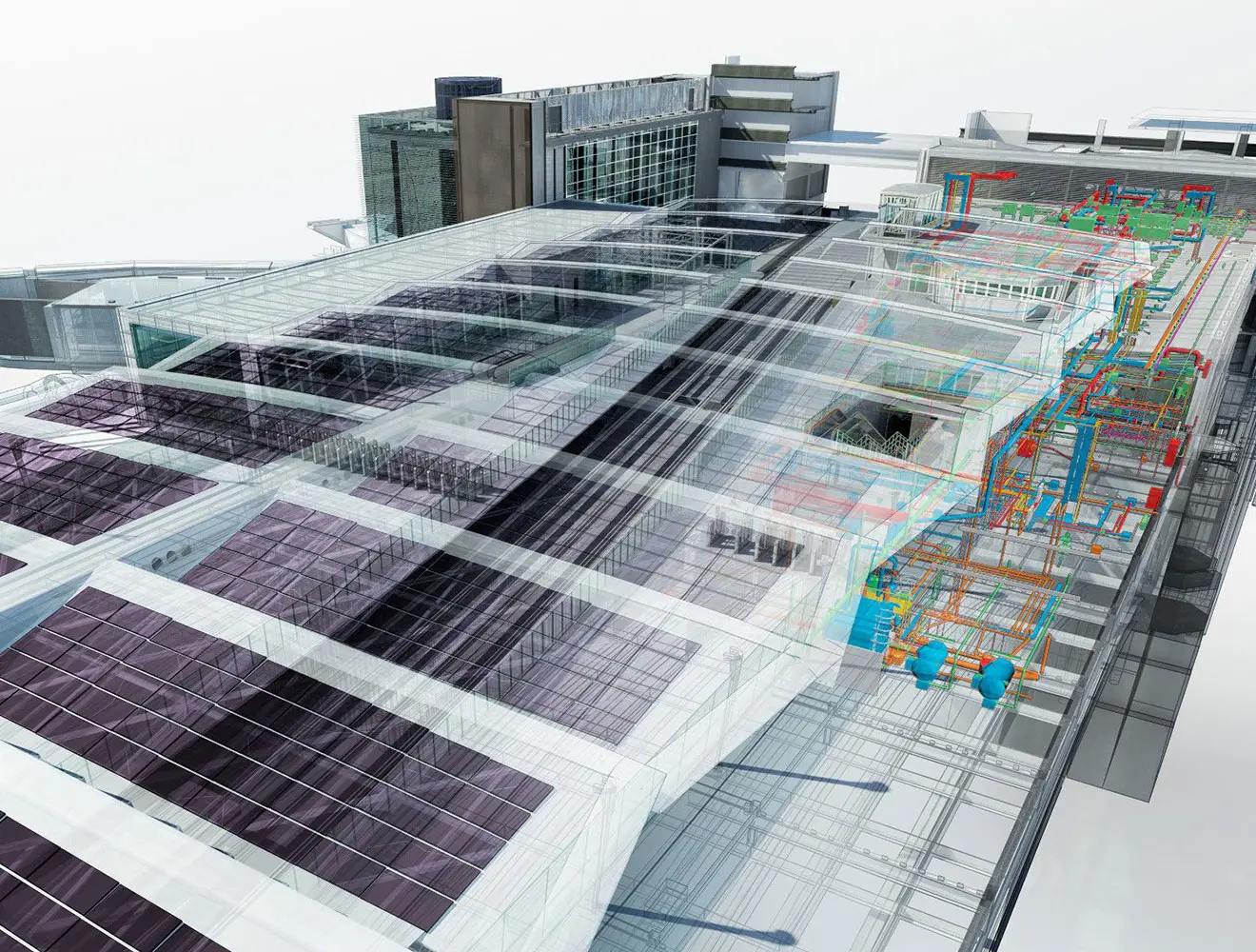 Building simulation of London Blackfriars Station