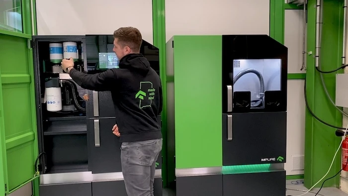 one click metal's MPRINT and MPURE machines