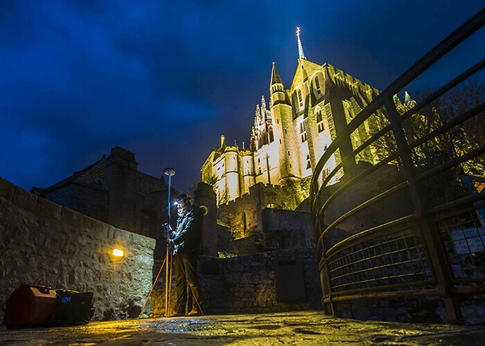 Numérisation 3D : ici le Mont-Saint-Michel