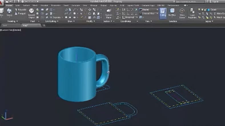 Convert 2D into 3D objects in AutoCAD