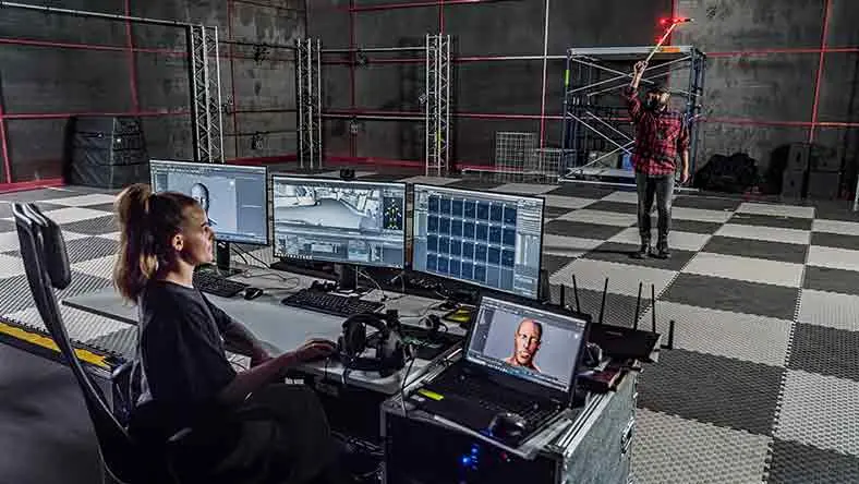 Motion capture at the studios of Autodesk customer