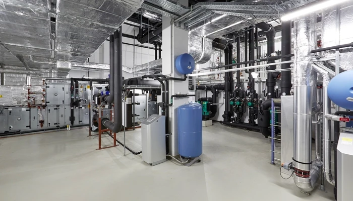 MEP machinery and piping