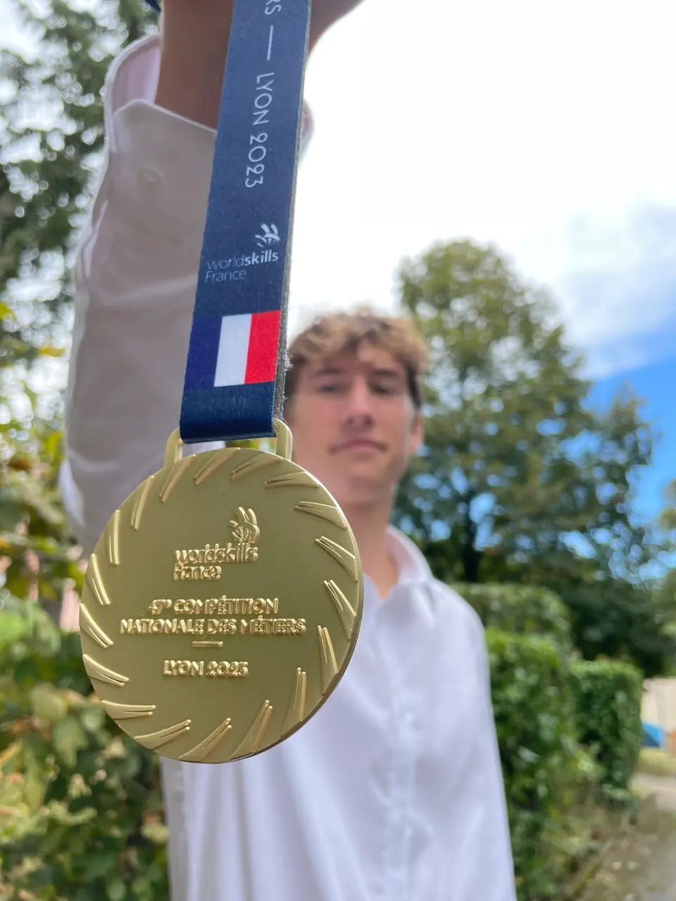 Picture of WorldSkills gold medal