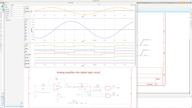 SPICE simulation in Autodesk Fusion