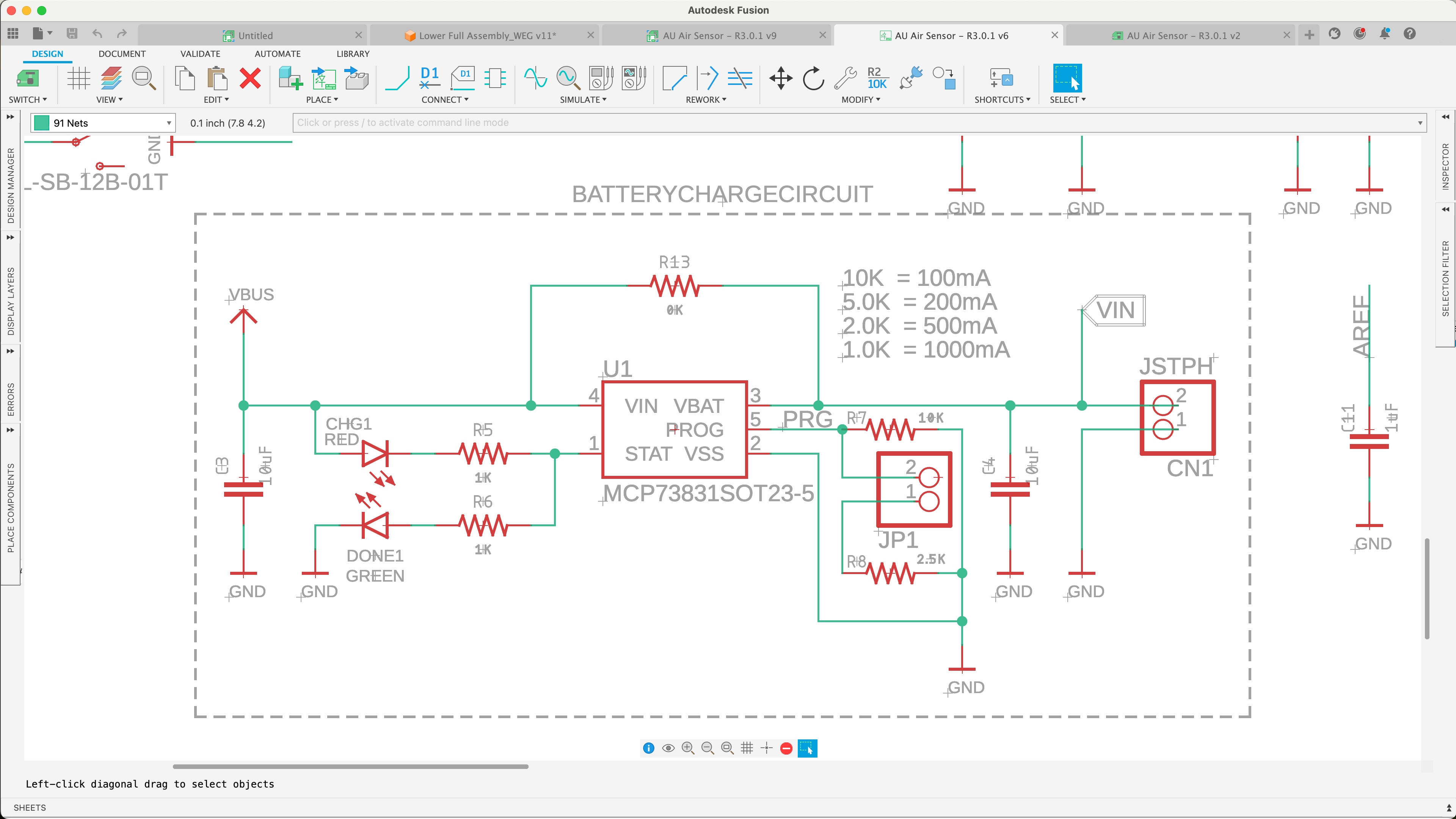 Schematic capture in Autodesk Fusion