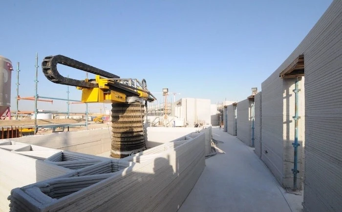 3Dプリンターで作られた壁