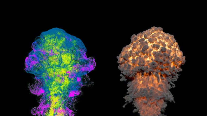 Animation of an explosion.
