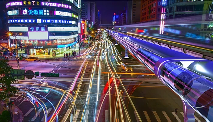 Hyperloop-Verbindungen zwischen Großstädten könnten eine umweltfreundlichere und bequemere Alternative zum Fliegen darstellen.