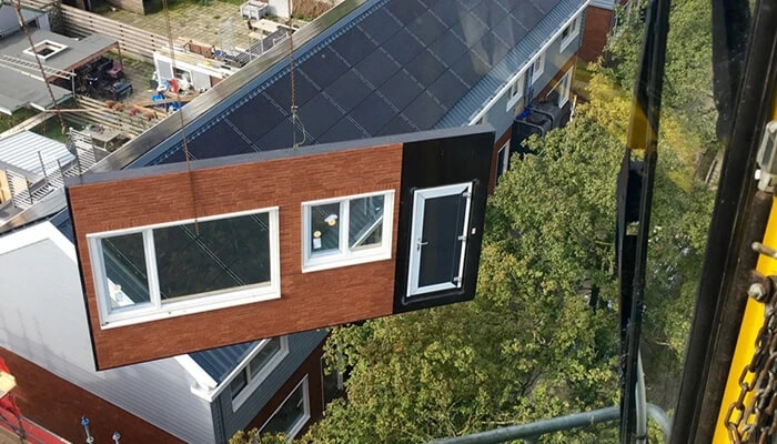 Van Wijnen ジェネレーティブ デザイン モジュラーハウス 設置