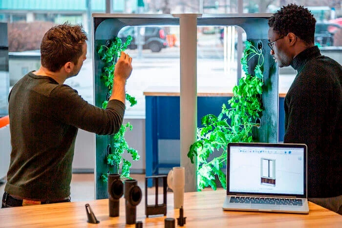 food science and technology Just Vertical hydroponic system