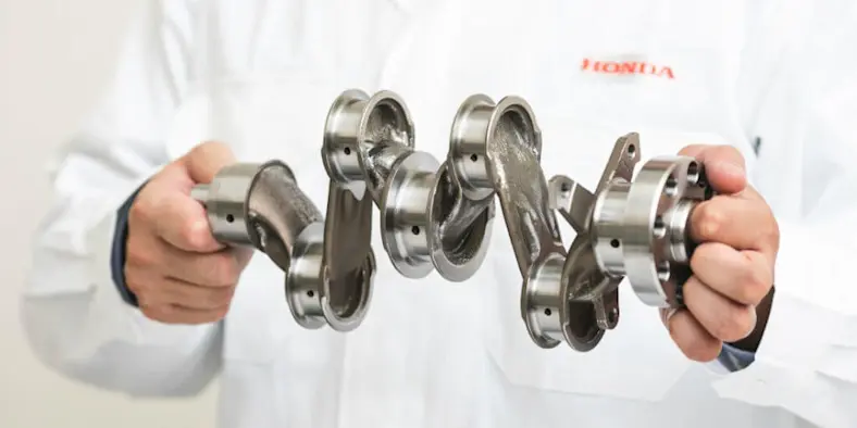 Honda's generatively designed crankshaft 
