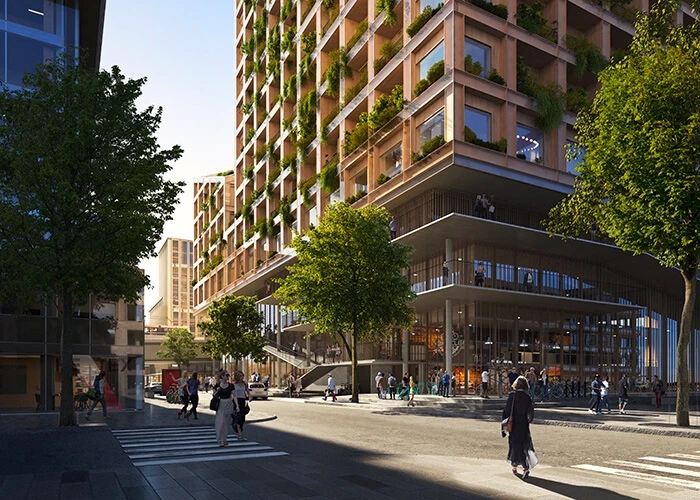 Generative design tools have helped to predict the effect of weathering on Kaj 16’s wooden exterior. 