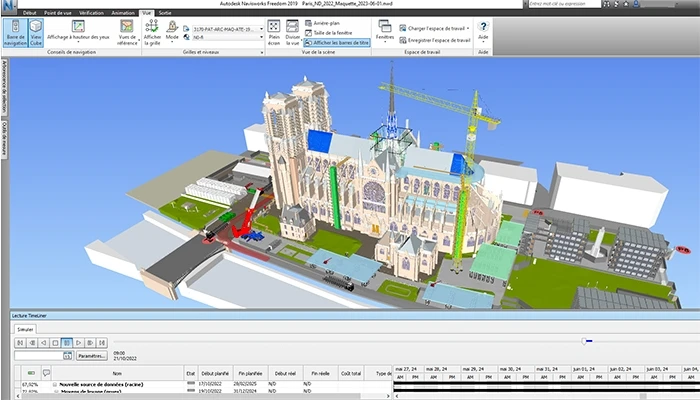 maquette reconstruction notre dame