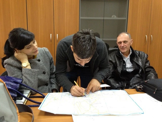 LEED certification client meeting