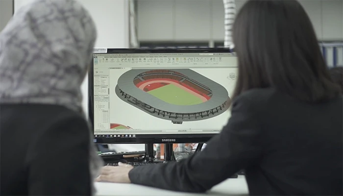 Aidea setzte früh auf BIM – nicht erst beim Stadionbau.