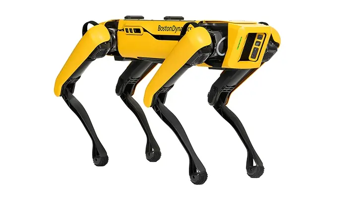 Boston Dynamics' four-legged Spot robot.