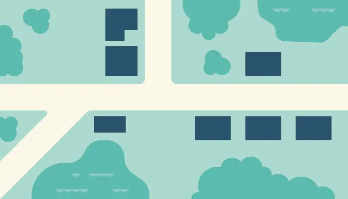 Animated illustration of a car in a Google map