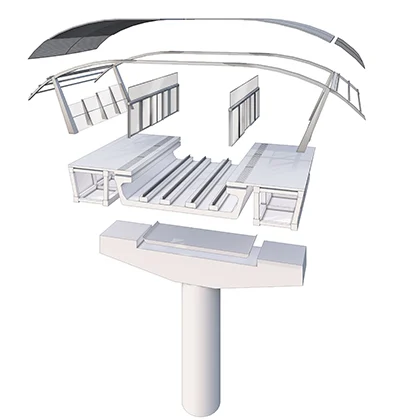 urban transportation planning bogota station rendering