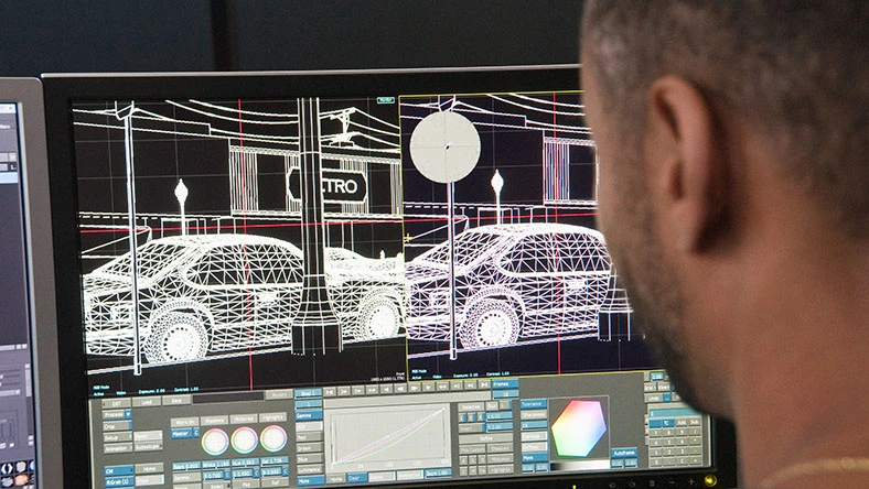 Man created a car model