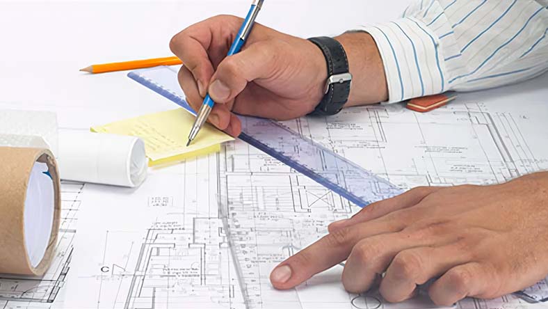 Technical floor plan