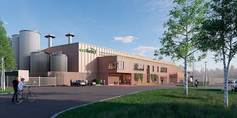 A rendering of Swedish firm Ecohelix's new corporate headquarters.