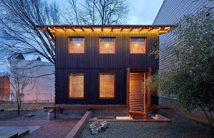 The Becker Linn Design office, nicknamed The Grass House