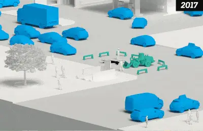 自動補修する道路