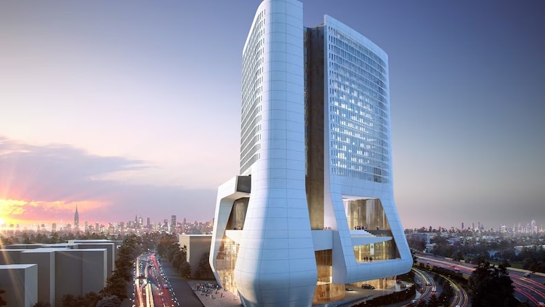 Rendering of the LaGuardia Mixed Use Development project, Flushing/Queens, NY