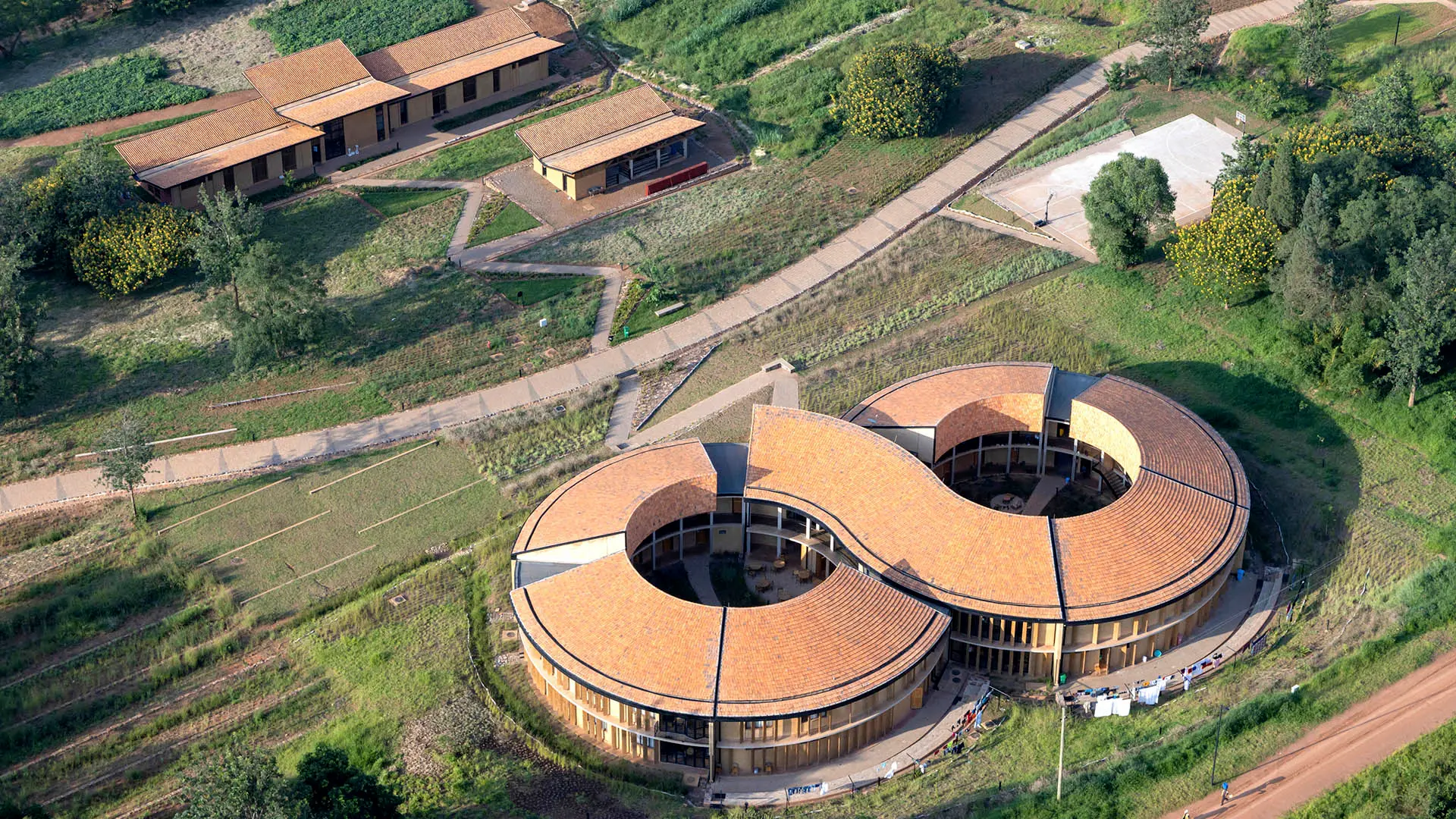 nachhaltiger Campus von oben