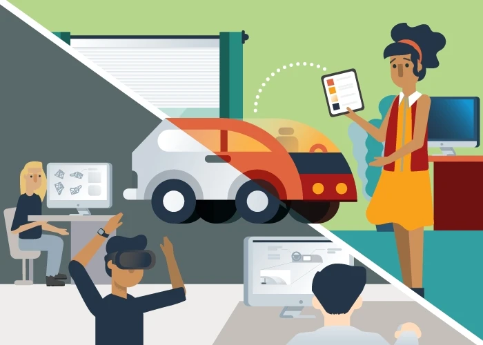 La convergence de la fabrication permet aux consommateurs de personnaliser leurs produits via une application.