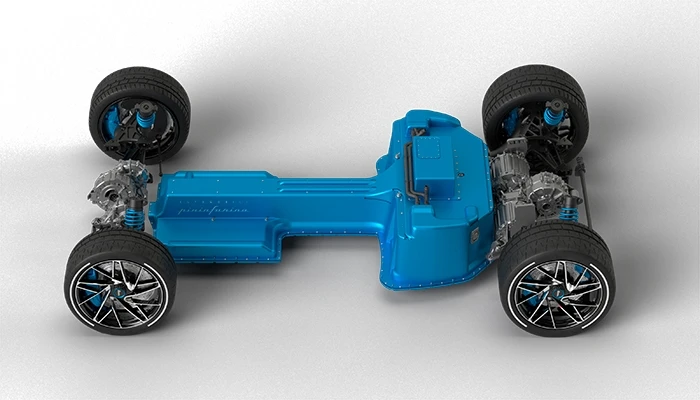 the battista's low-lying, t-shaped battery