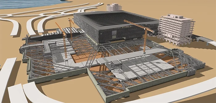Color rendering of HKIA Terminal 2 expansion