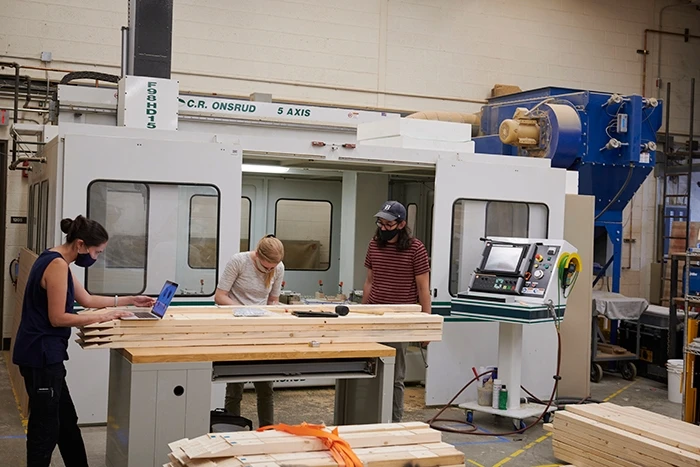 Spatial laminated timber drives sustainable construction