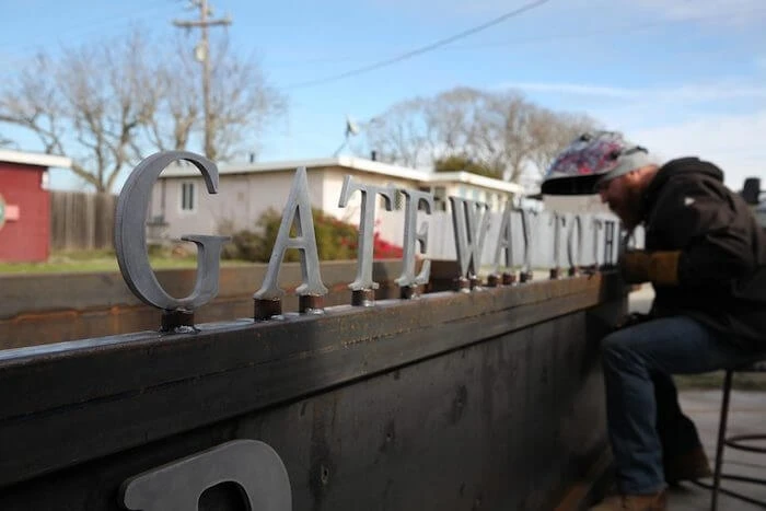 Work in progress at Signs By Van