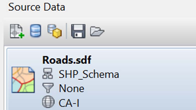 A concept image showing digital conversion of data into intelligent industry models, featuring abstract connections and icons.
