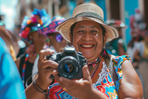 Tourists in Puerto Plata, Dominican Republic
