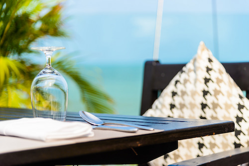 Un almuerzo en la playa