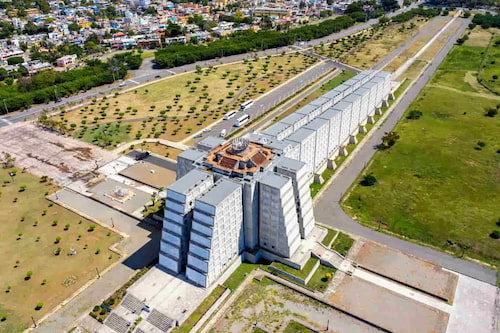Le phare de Columb, situé dans la ville de Santo Domingo Est, République dominicaine