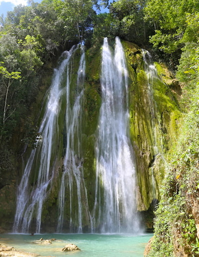 La grande cascade, el limon, située à las Terrenas, République dominicaine