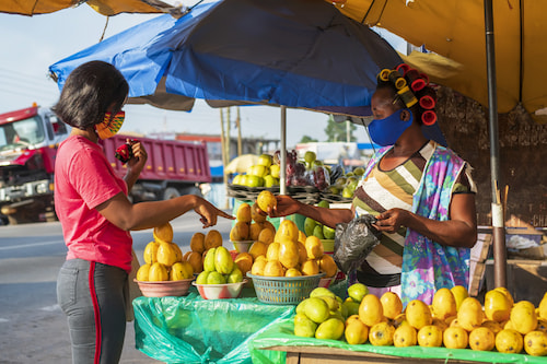 The mercado modelo, one of the most important markets or bazaars in Santo Domingo