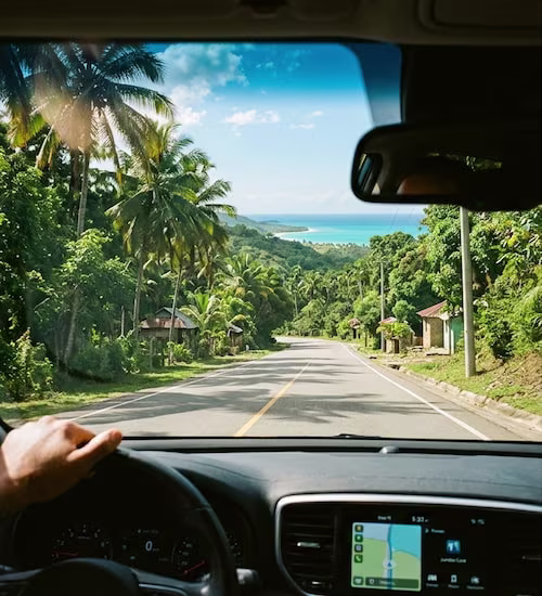 Green route: Santiago → Jarabacoa → Constanza