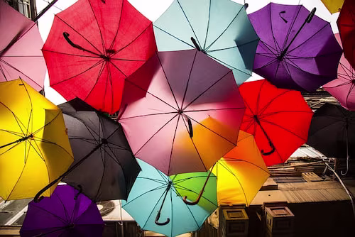 La calle de las sombrilas, calle famosa de la ciudad de Puerto Plata