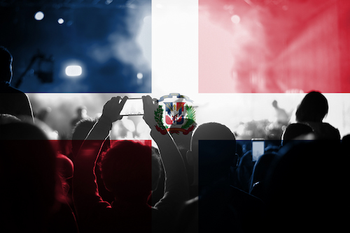 Electro music concert, Santo domingo