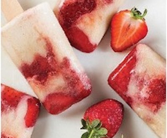 Strawberry Icy Lollies